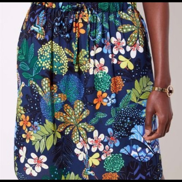 LOFT skirt with pockets & elastic waist - Picture 3 of 3